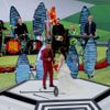 Robbie Williams a Aida Garifullinová zpívají na slavnostním zahájení fotbalového MS 2018 v Rusku.