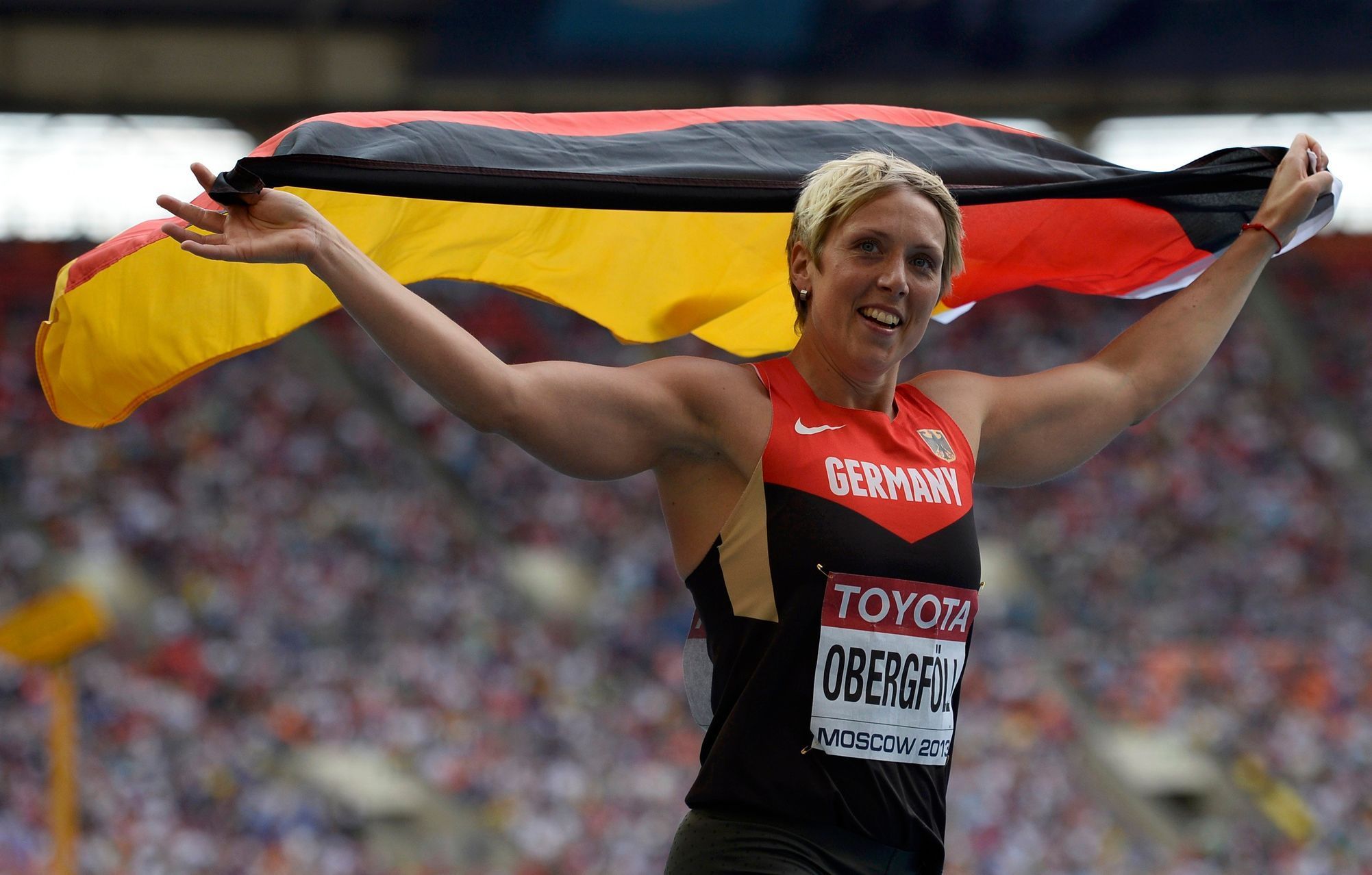 MS v atletice 2013, oštěp žen - finále: Christina Obergföllová