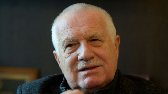 Václav Klaus na fotografii z prosince 2015