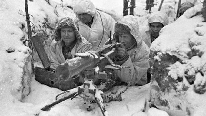 Finští vojáci v bojích s Rudou armádou v roce 1940.