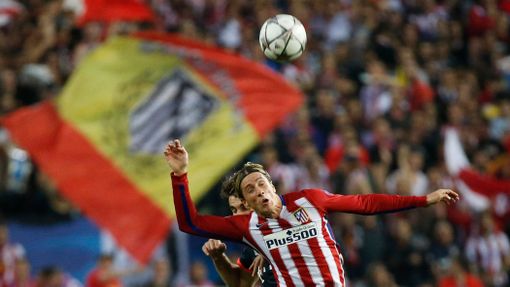 Atletico Madrid's Fernando Torres in action