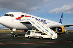 Největší letadlo v ČR - Boeing 767. Podívejte se.