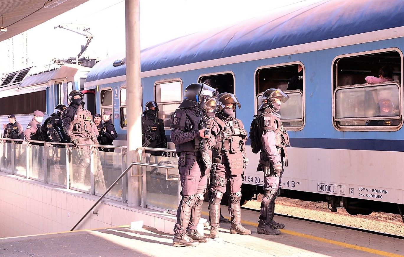 Fanoušci Baníku na cestě do Opavy, Opava – Baník, 15. kolo, 2018