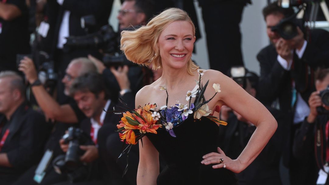 Cate Blanchett na Benátském filmovém festivalu.
