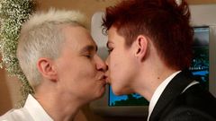 První sňatek osob stejného pohlaví ve vzduchu