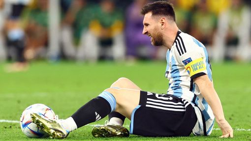 Lionel Messi v osmifinále MS 2022 Argentina - Austrálie