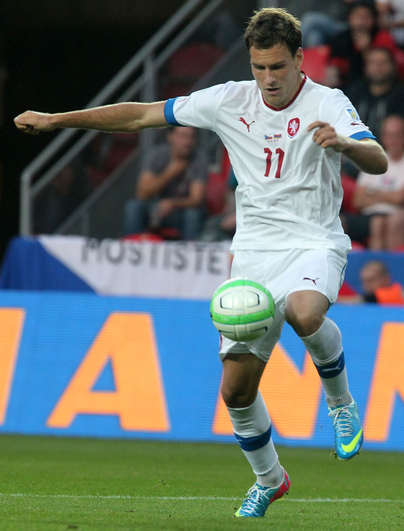 Fotbal, kvalifikace MS, Česko - Arménie: Michal Rabušic
