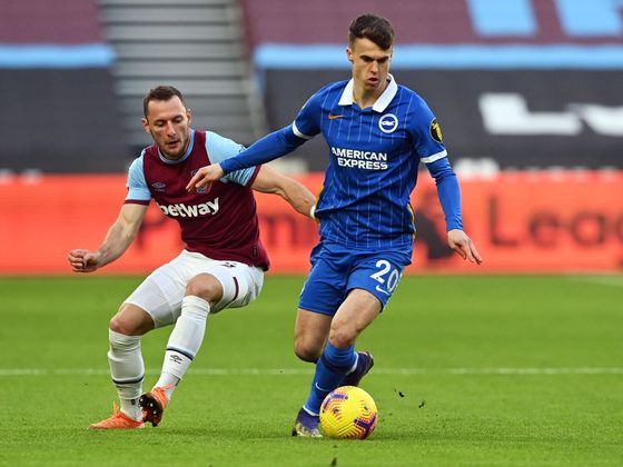 Hodnocení Vladimíra Coufala v utkání proti Brightonu: Premier League - West Ham United v Brighton & Hove Albion