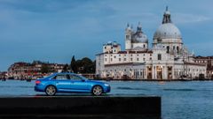 Audi A4 - Benátky - pohlednice