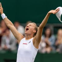 Viktorija Golubicová Wimbledon 2021, osmifinále (Viktoria Golubicová)