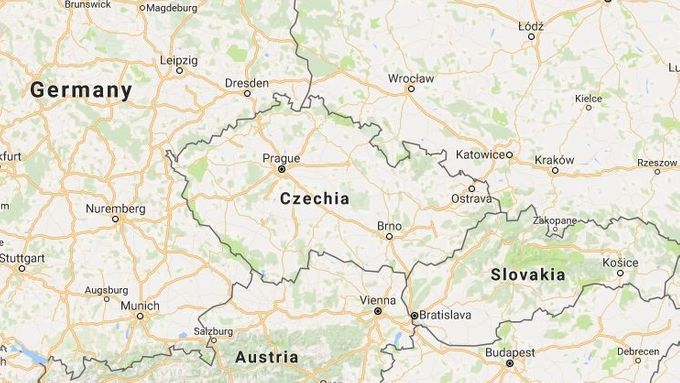 Název Czechia již požívají i mapy Google.