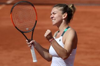 Simona Halepová ve čtvrtfinále French Open 2017