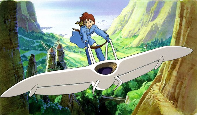 Naušika z Větrného údolí od Hajaa Mijazakiho měla premiéru v roce 1984.