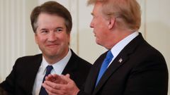 Brett Kavanaugh a Donald Trump