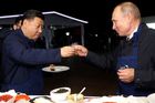 Putin, Si Ťin-pching, Čína, Rusko, prezident