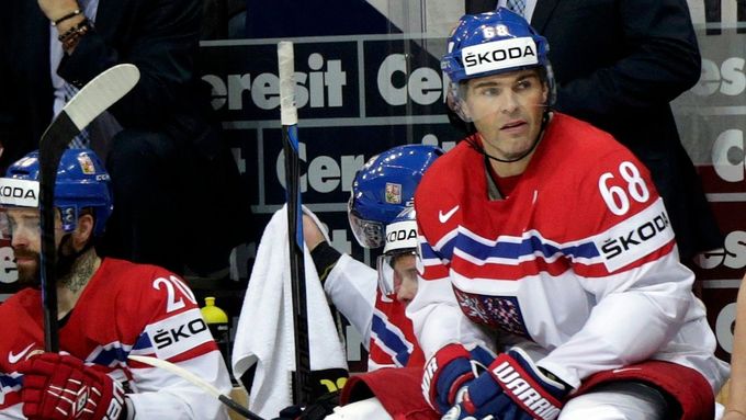 Podívejte na galerii z dramatického semifinále hokejového MS v Praze mezi českým týmem a Kanadou, v němž parta kolem Jaromíra Jágra prohrála 0:2.