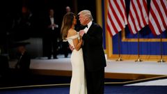 Donald Trump Melanie Trumpová inaugurační ples
