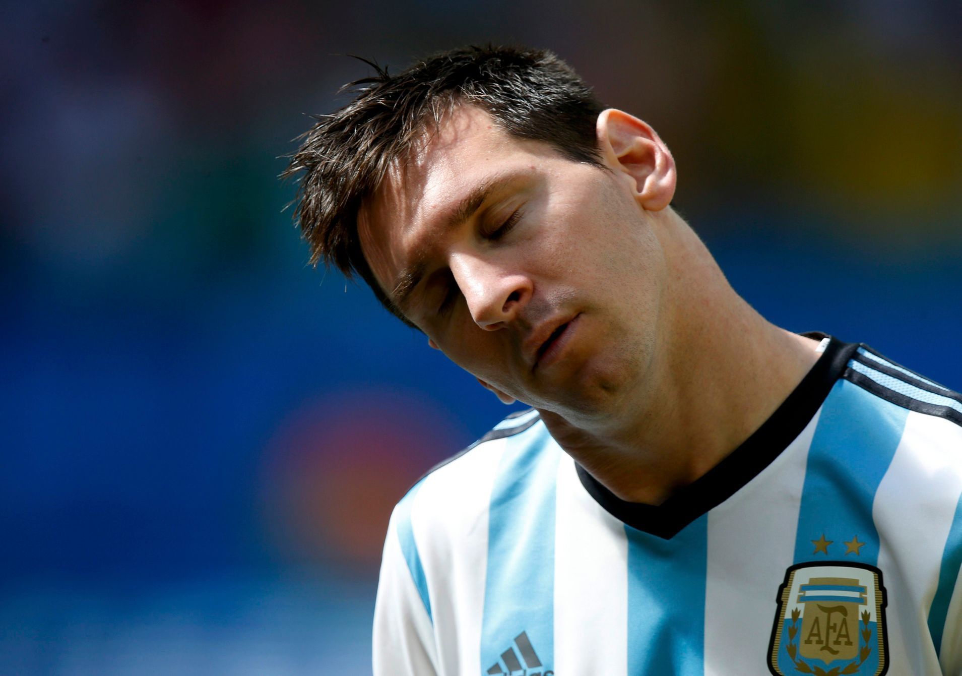 MS 2014, Argentina-Belgie: Lionel Messi