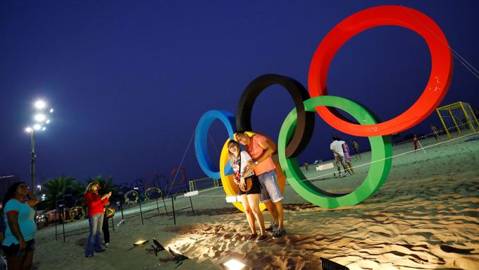 Olympijské kruhy, ilustrační foto.