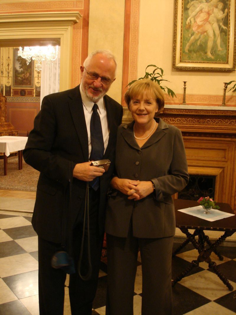 Angela Merkelová a Josef Michl