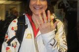 Na svou druhou olympiádu pojede Karolína Erbanová, která se pochlubila svým novým prstýnkem, který jí dali pro štěstí rodiče.