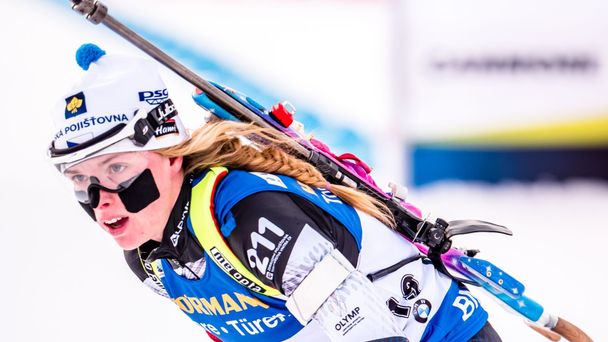Biatlon, vytrvalostní závod Světového poháru v kanadském Canmore