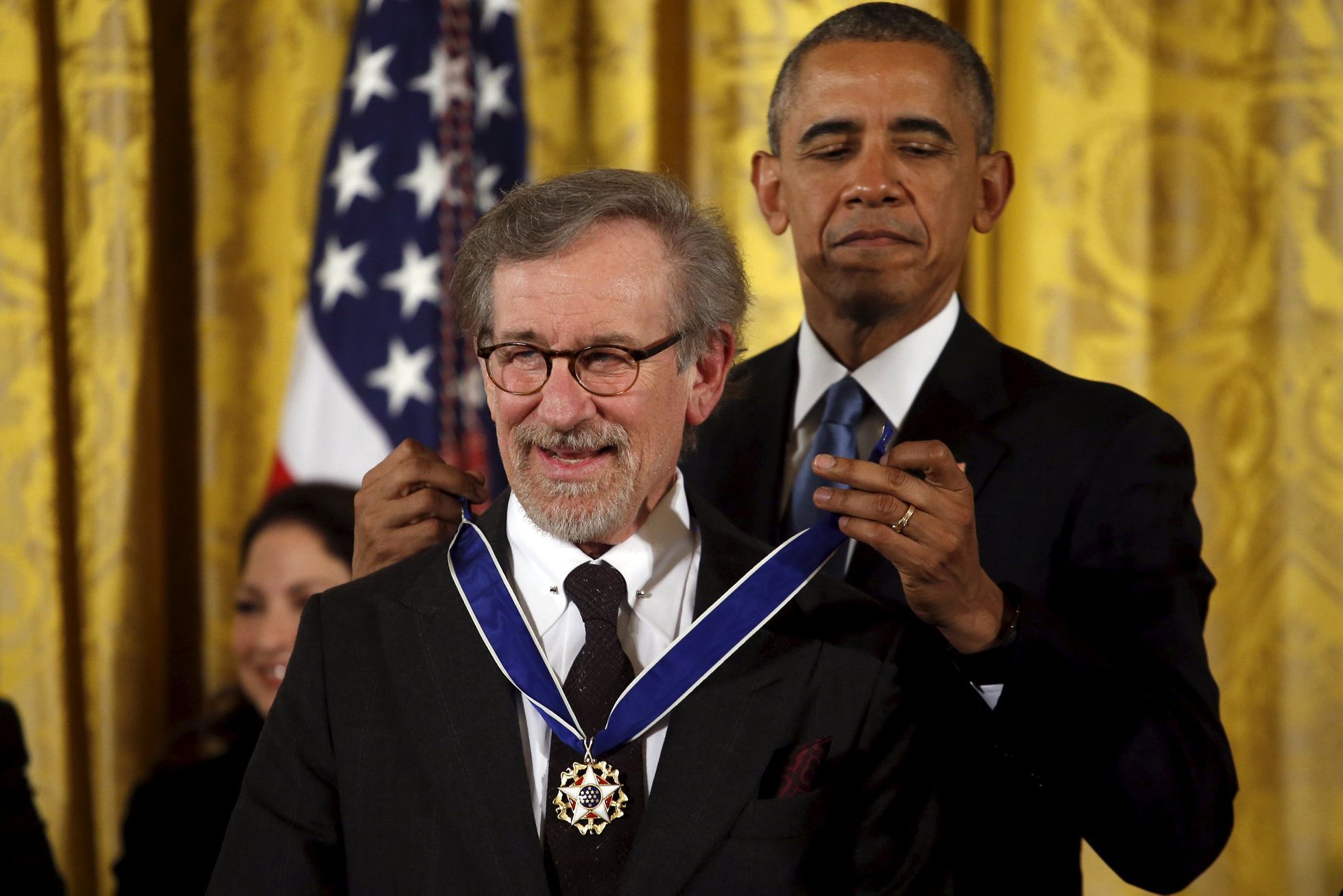 Barack Obama - Medaile svobody - režisér Steven Spielberg