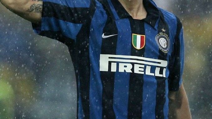 Zlatan Ibrahimovič ještě v dresu Interu.