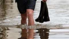 Déšť a tající sníh zvedají hladiny řek, na Mandavě platí druhý stupeň povodňové aktivity