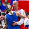 Fed Cup, ČR-Francie: Petra Kvitová a Petr Pála