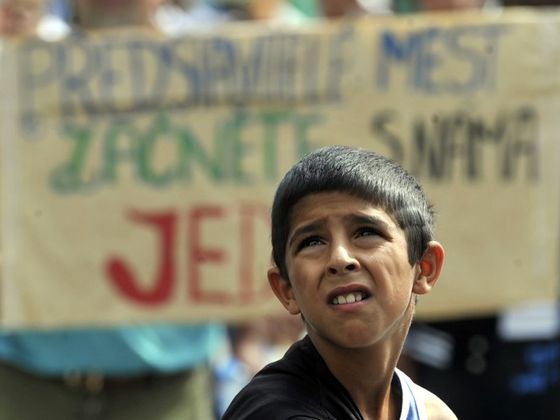 Další texty: Ostrava - Romové - protesty