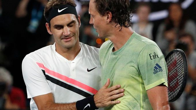 Roger Federer a Tomáš Berdych