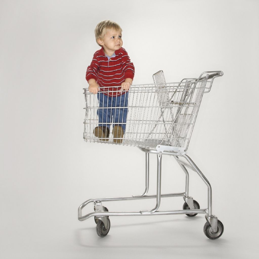 Nakupování, dítě - ilustrační foto