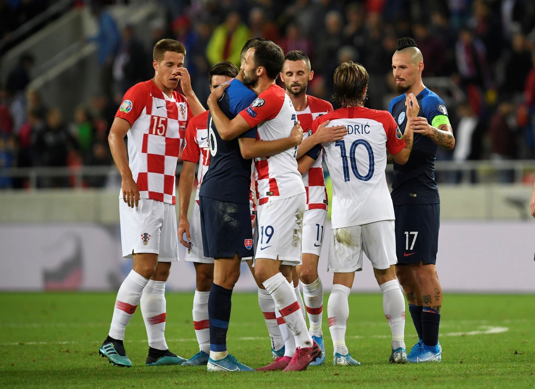 fotbal, kvalifikace ME 2020, Slovensko - Chorvatsko