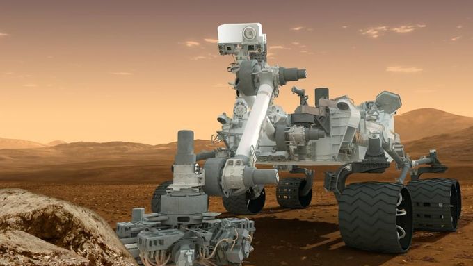 Dokonalá sonda Curiosity přistála na Marsu