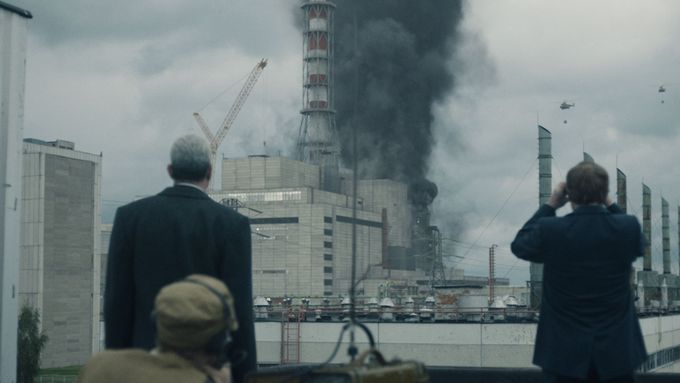Snímek ze seriálu Černobyl.