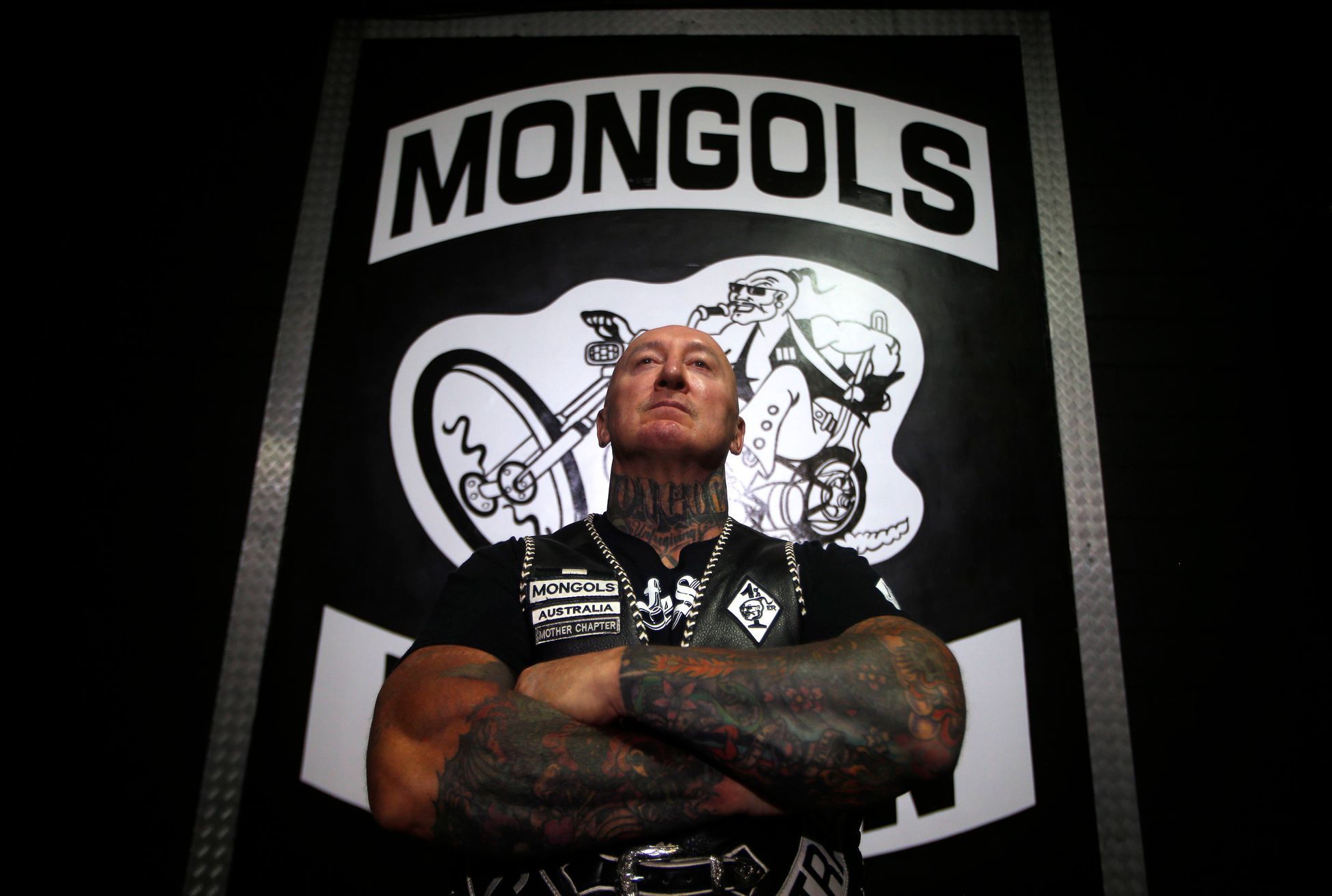 Mark "Ferret" Moroney, national president of the Mongols Motorcycle Club