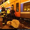 Vlak na Masarykově nádraží vykolejil