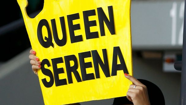 Fanynka Sereny Williamsové na Australian Open 2016