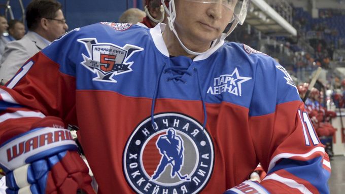 Hokejista Vladimir Putin.