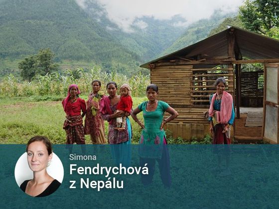 Reportáže Aktuálně.cz z Nepálu Simona Fendrychová z Nepálu