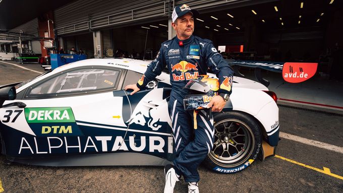 Sébastien Loeb při testech Ferrari před sezonou DTM