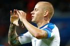 Euro 2016, Rusko-Slovensko: Vladimír Weiss slaví gól na 0:1