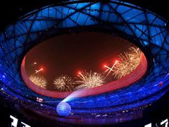 Zahajovací ceremoniál olympiády v Pekingu