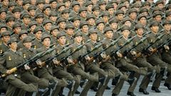 Vojenská přehlídka - Severní Korea