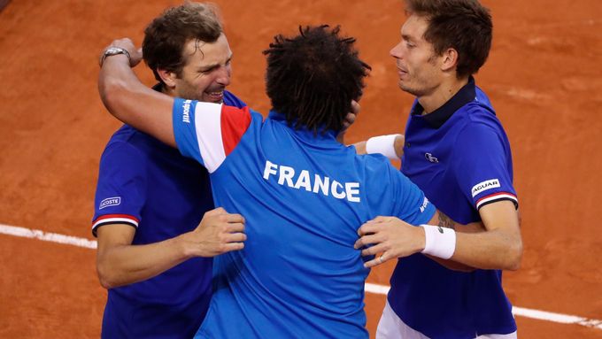 Francouzi se radují z postupu do semifinále Davis Cupu
