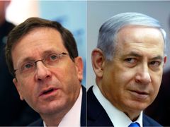 Isaac Herzog a Benjamin Netanjahu, favorité voleb v Izraeli.