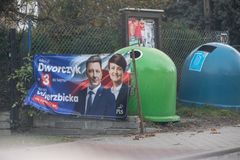 Předvolební plakát v Polsku.