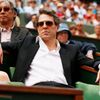Tennis: Hugh Grant watches from the stands (French Open)