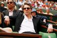 Tennis: Hugh Grant watches from the stands (French Open)